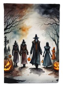 Vampires Spooky Halloween Garden Flag Mailbox Flag Decorative Yard Flag Banner Outside Patio Artwork Yard Flower Beds, Garden Size, Multicolor